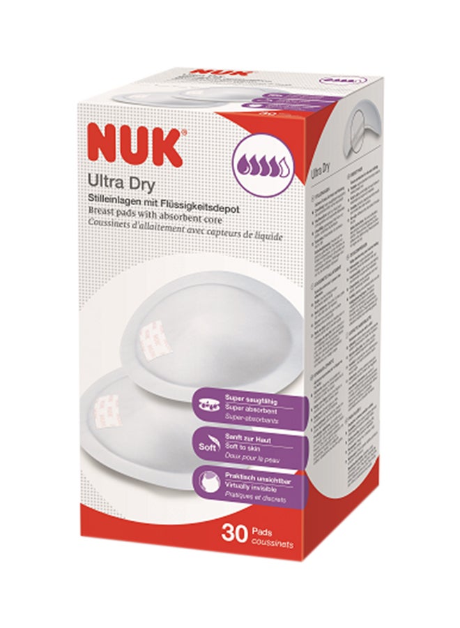 NUK 30-Piece Ultra Dry Comfort Breast Pad Set