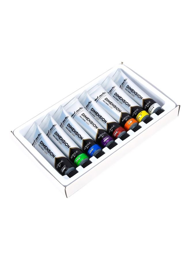 Mont Marte Dimension Acrylic Set of 8 Multicolour