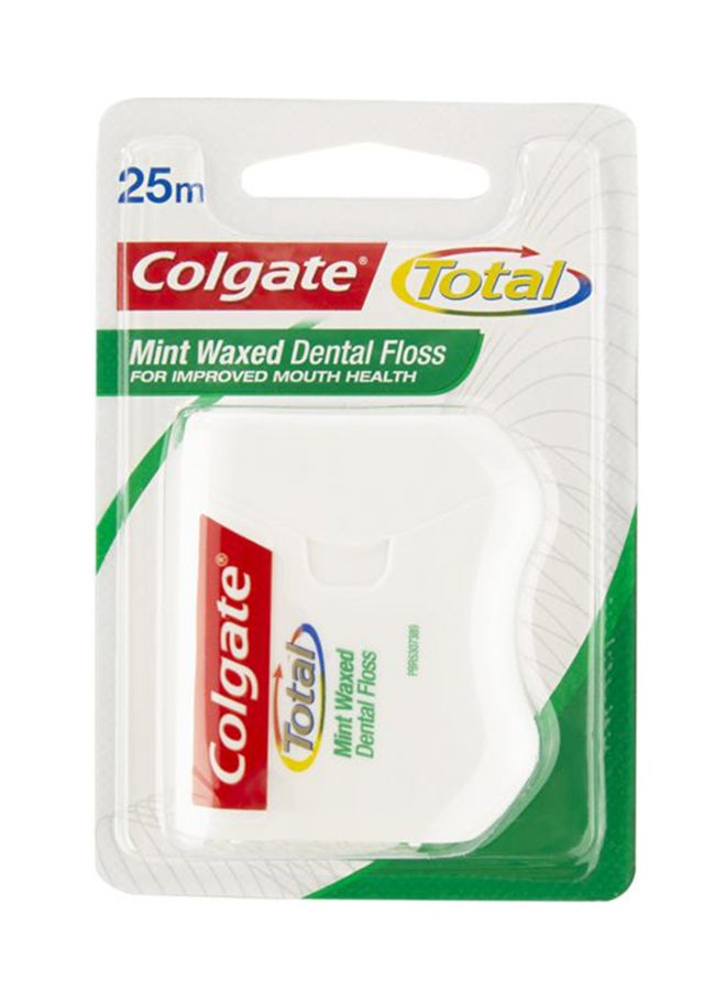 Colgate Mint Waxed Dental Floss 25 meter