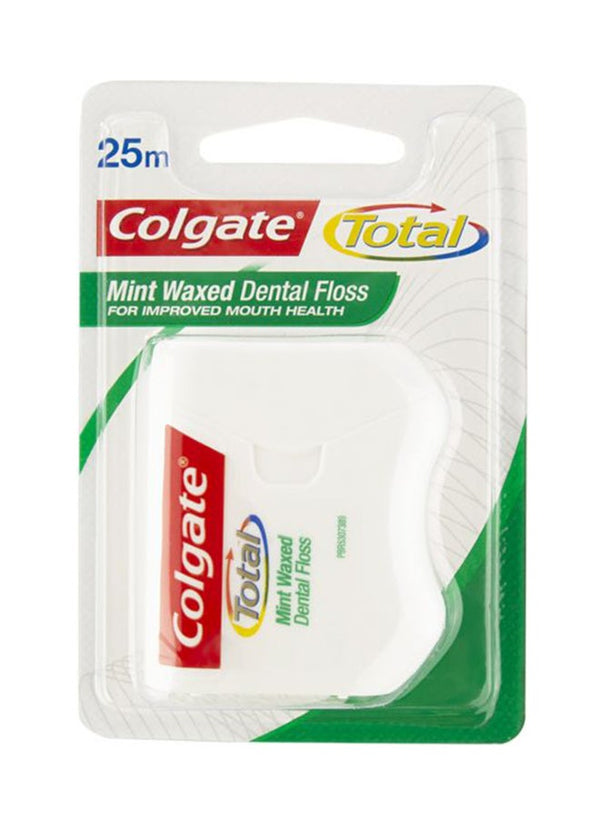 Colgate Mint Waxed Dental Floss 25 meter