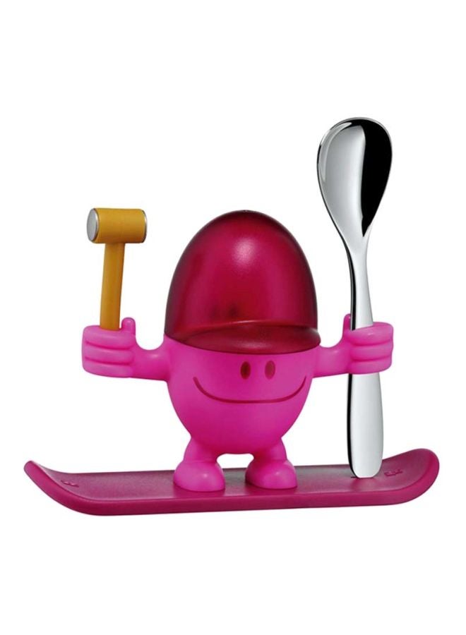 Multicolour Egg Cup with Spoon by WMF