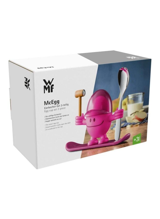 Multicolour Egg Cup with Spoon by WMF