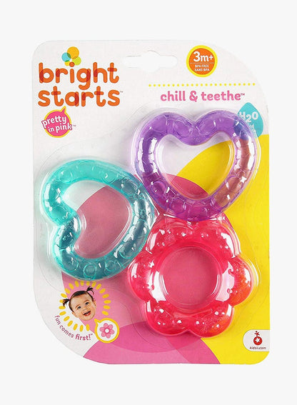 Bright Starts 3-Piece Teether Tubes for Babies
