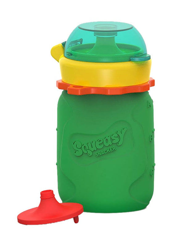 Squeasy 3.5oz Green Squeasy Snacker by Squeasy