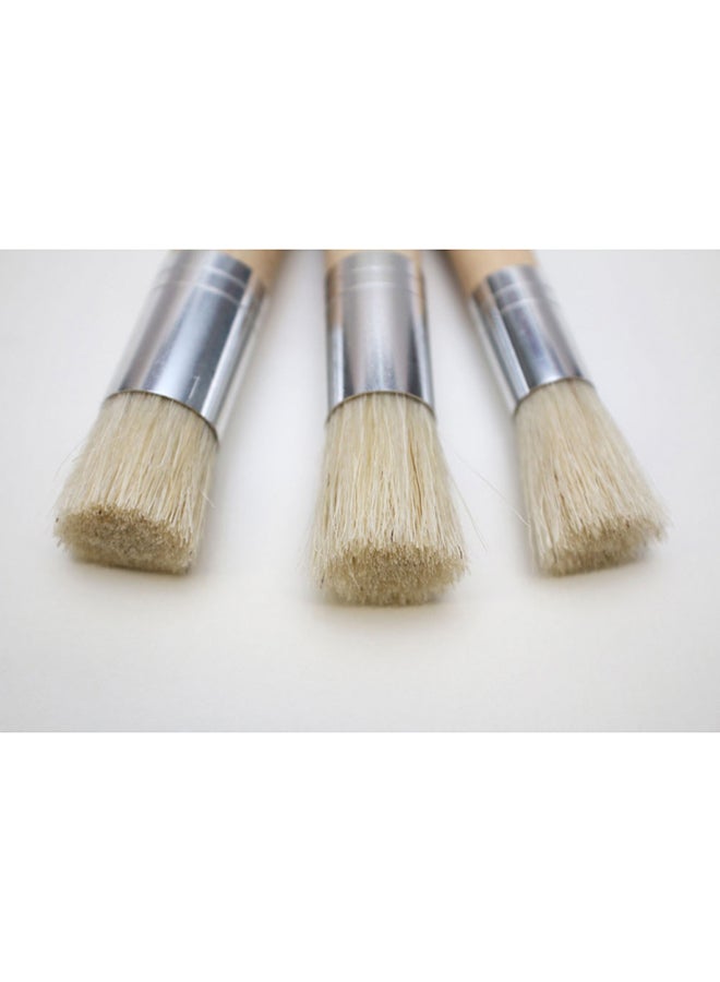 Mont Marte 3-Piece Studio Stencil Brushes