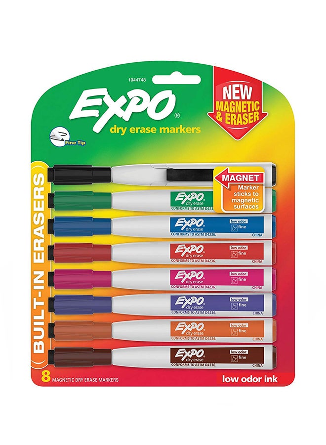 Expo 8-Piece Magnetic Dry Erase Markers
