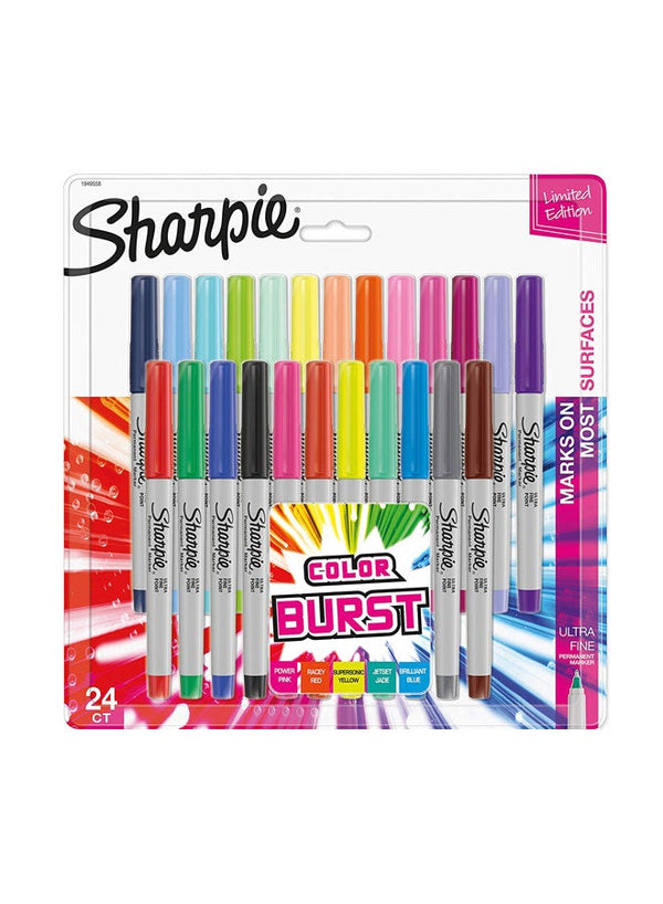 Sharpie 24-Pack Color Burst Permanent Marker