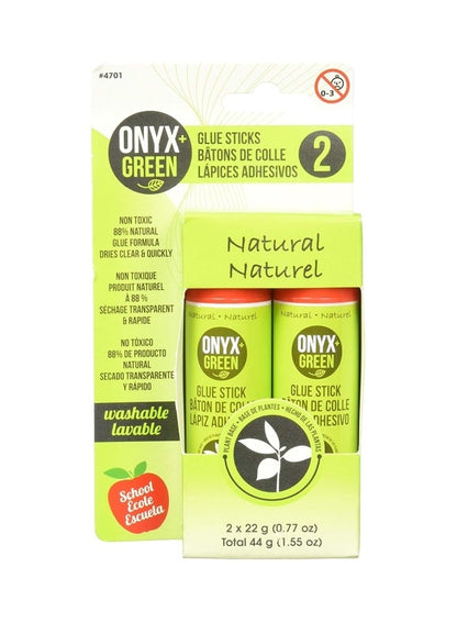 Onyx & Green Non-Toxic Glue Stick Set