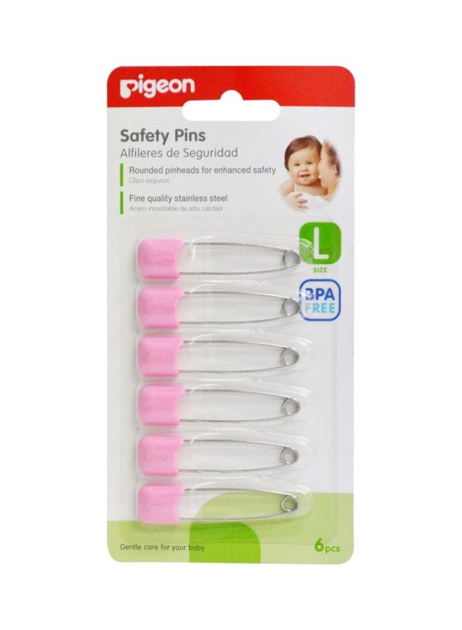 Pigeon Pack Of 6 Safety Pins for Babies