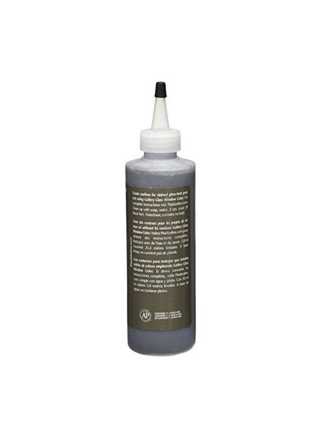 Plaid:Craft Gallery Glass Liquid Lead Black/White