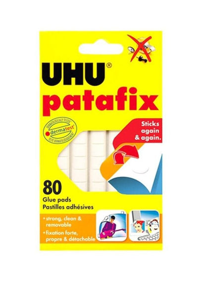UHU 80-Piece Glue Pad White