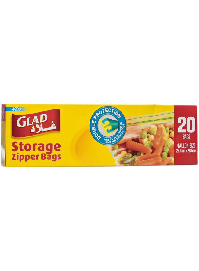 Glad 20-Piece Storage Zipper Bag Set