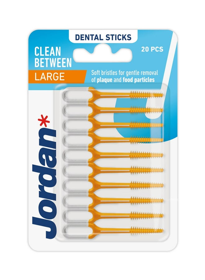Jordan 20-Piece Clean Between Teeth Stick Set