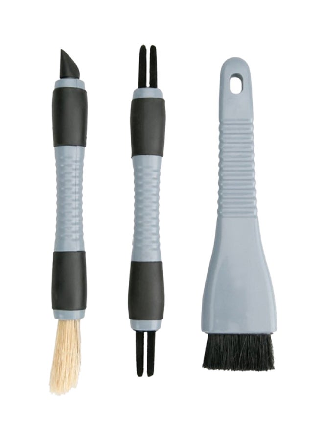 AUTO PLUS 3-Piece Car Detailing Brush Set