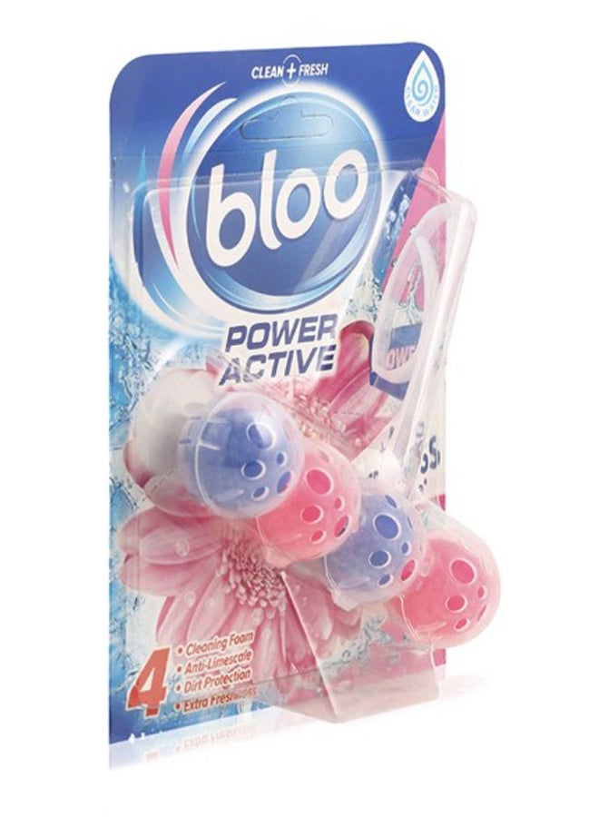 Bloo Power Active Flowers Toilet Rim Block