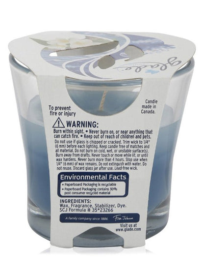 Glade Moonlit Walk Candle Blue - 96.3 grams