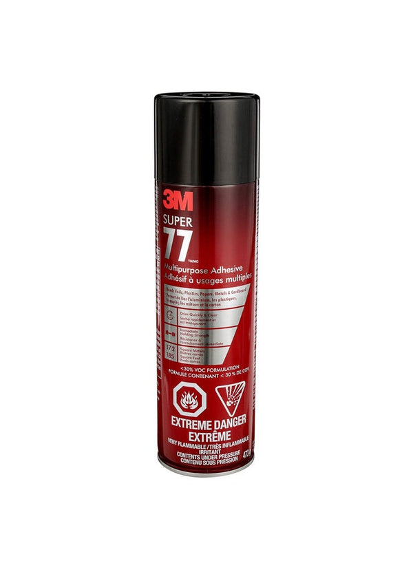 3M 77 Super Multipurpose Adhesive Aerosol Clear