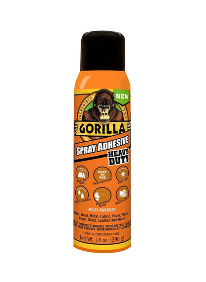 Gorilla Heavy Duty Spray Adhesive Orange