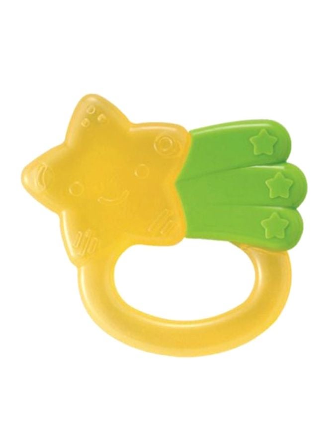 Pigeon Cooling Teether, Star - Yellow/Green