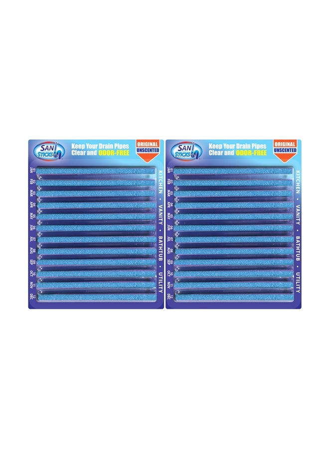 Sani Sticks 24-Piece Drain Cleaner Sticks