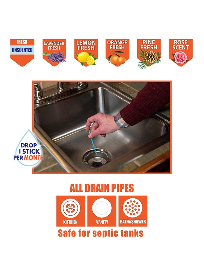 Sani Sticks 24-Piece Drain Cleaner Sticks