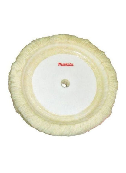 Makita Replacement Polishing Wool Pad White