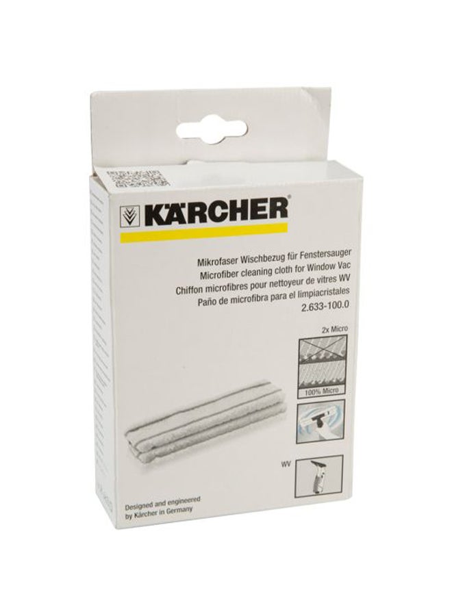 KARCHER 2-Piece Microfiber Cloth Set White