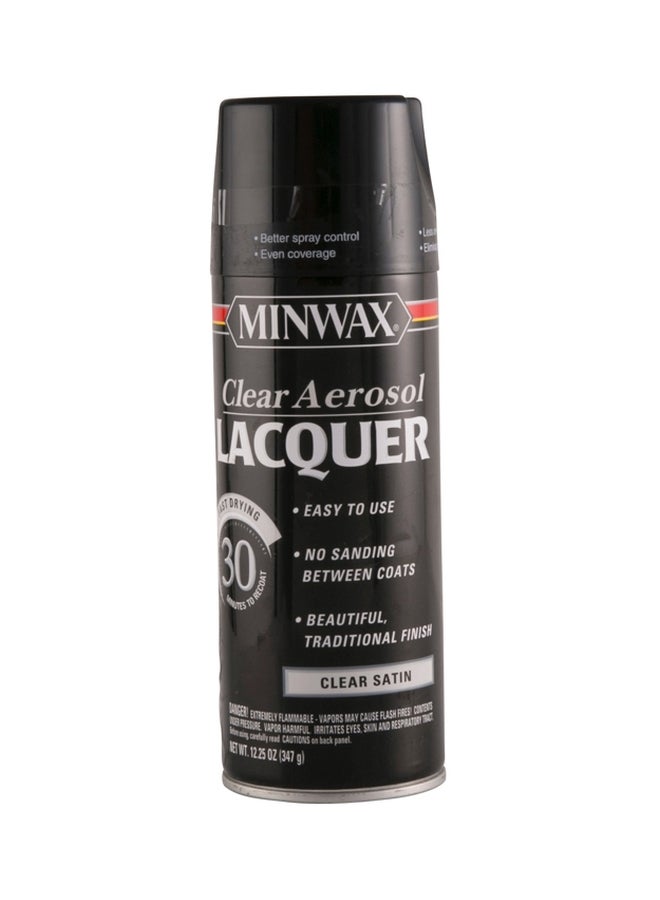 Minwax Aerosol Lacquer Clear Satin 347g