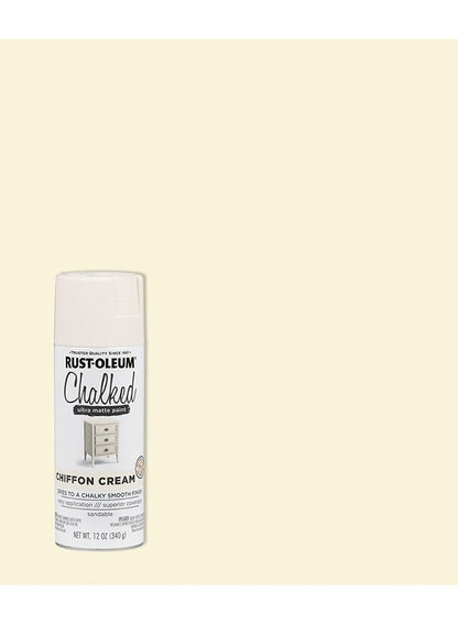RUST-OLEUM Chalked Ultra Matte Paint Chiffon Cream