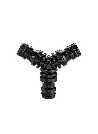Claber 8615 Three-Way Connector Black
