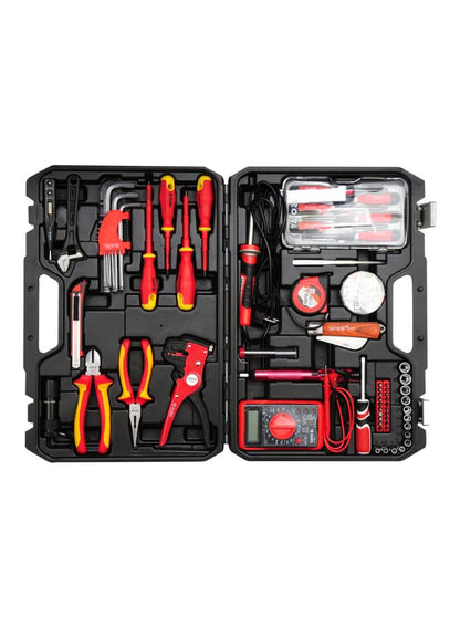 Yato 68-Piece Electrician Tools Set Red/Yellow/Black