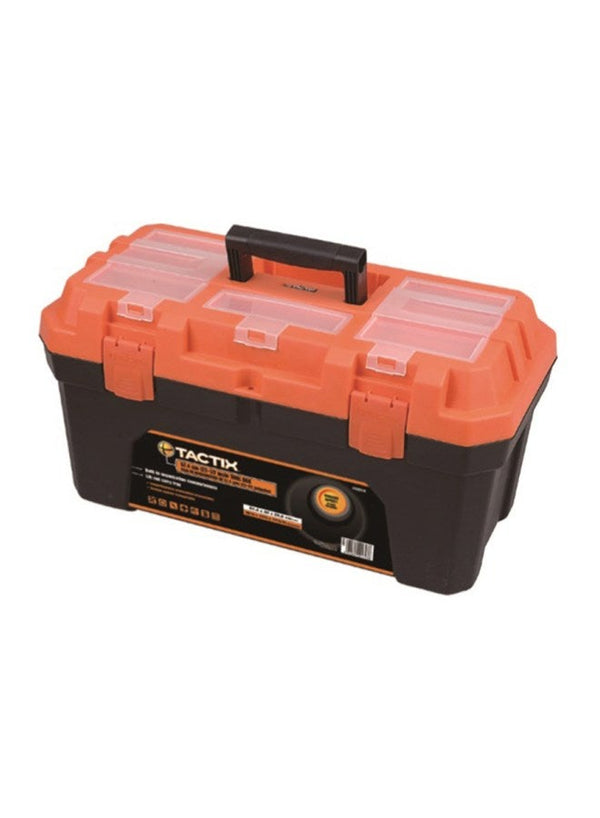 Tactix Tool Organiser Box Black/Orange