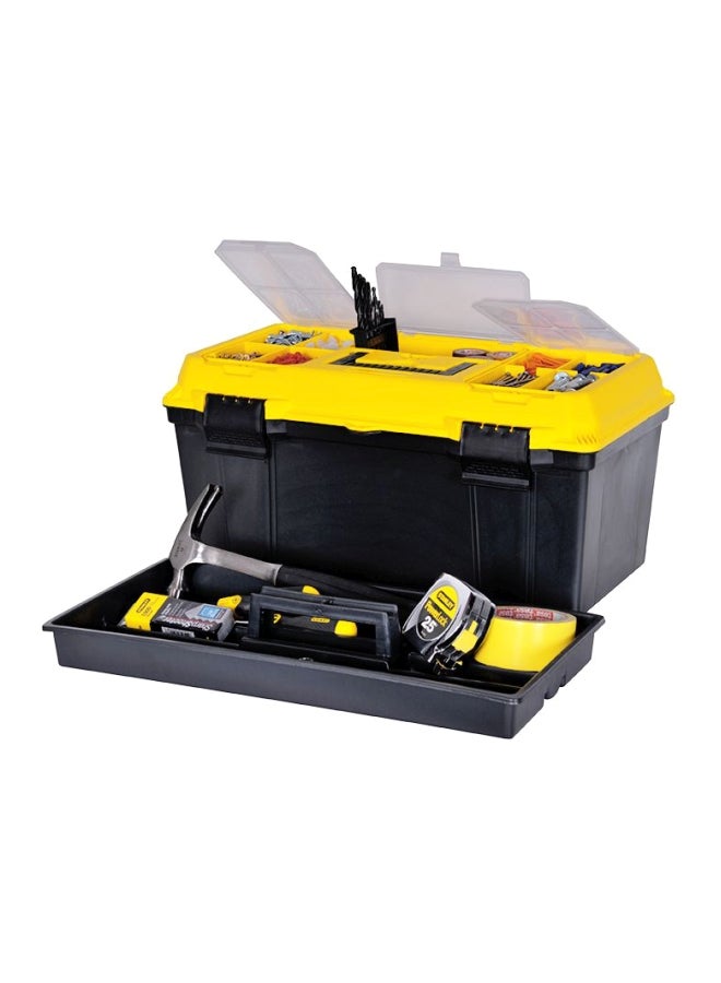 Stanley Tool Organizer Box Black/Yellow/Clear