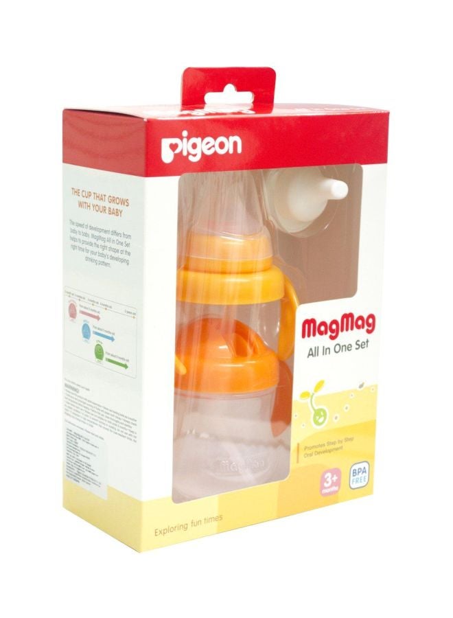 Pigeon MagMag All-In-One Set - Yellow/Clear