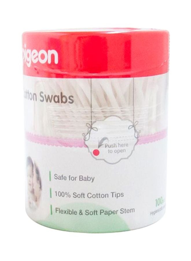 Pigeon 100-Piece Cotton Swabs