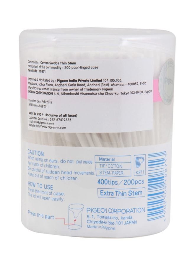 Pigeon 100-Piece Cotton Swabs