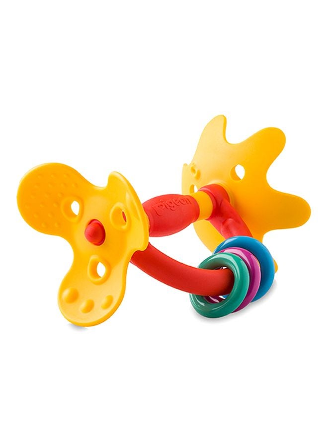 Pigeon Anti-Choking Training Teether, Multicolour