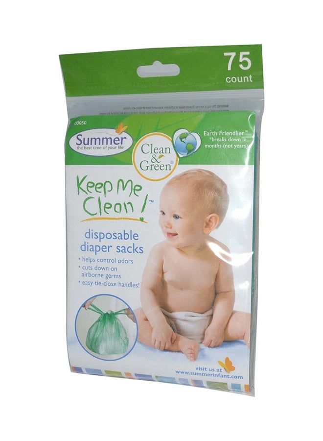 Summer 75-Piece Disposable Diaper Bag Set
