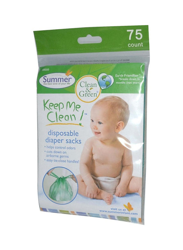 Summer 75-Piece Disposable Diaper Bag Set