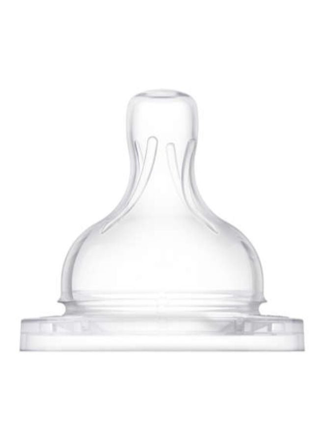 Philips Avent Silicone Teats Pack of 2, 0m+