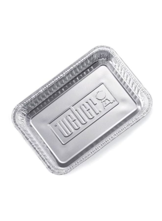 Weber Aluminum Small Drip Pan Silver