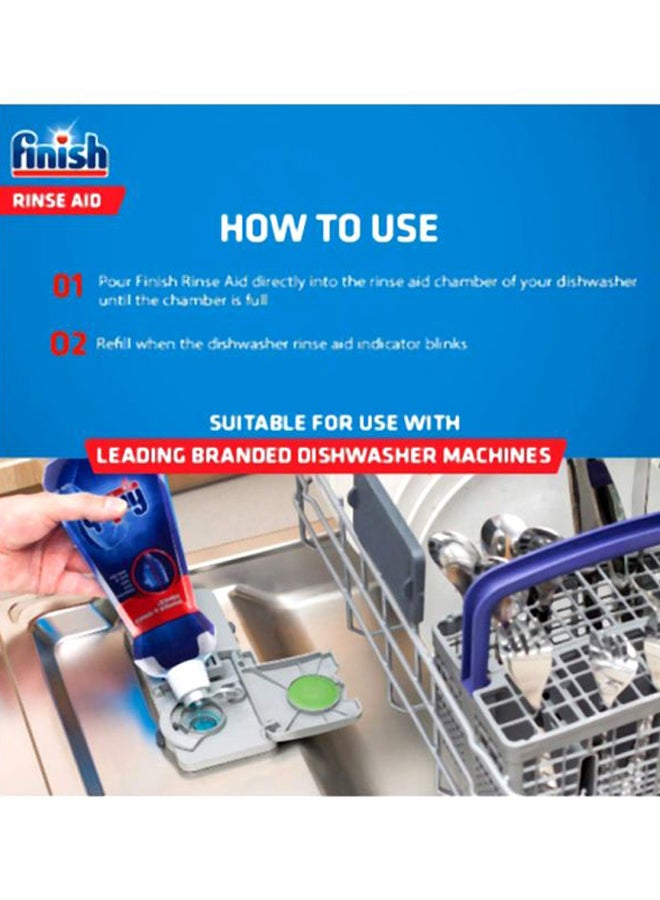Finish Dishwasher Detergent Rinse Aid Liquid