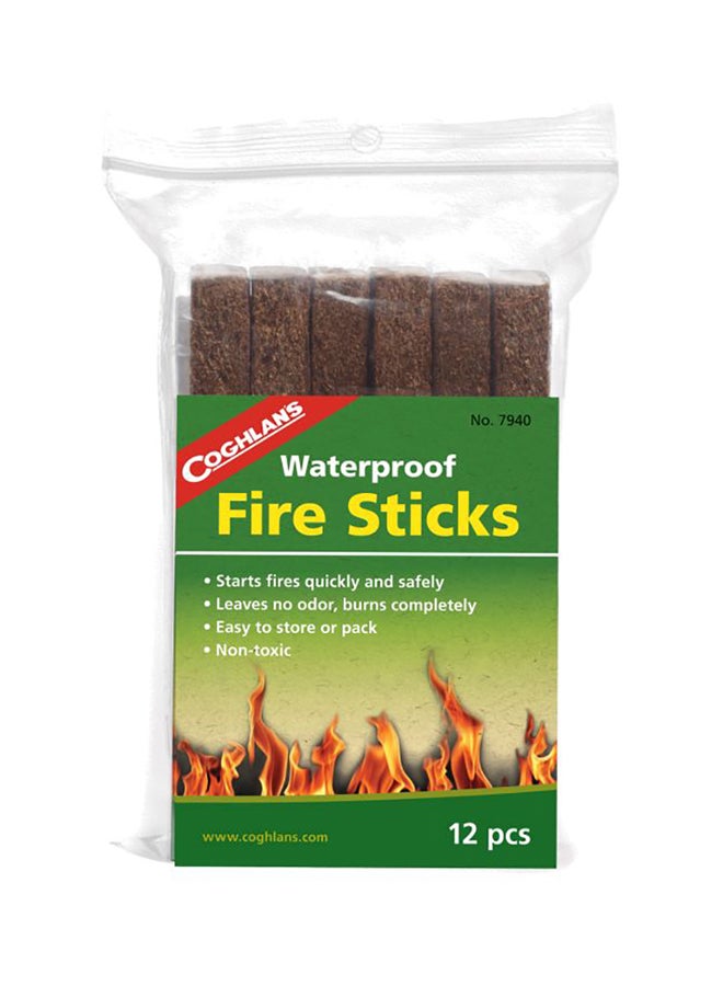 COGHLANS 12-Piece Waterproof Fire Stick Set