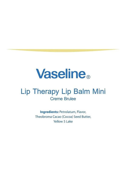 Vaseline Cream Brulee Lip Therapy Lip Balm