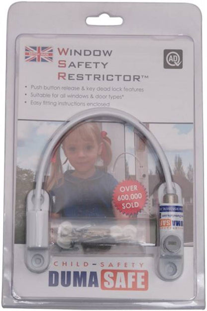 Duma_Safe Window Lock Restrictor - White
