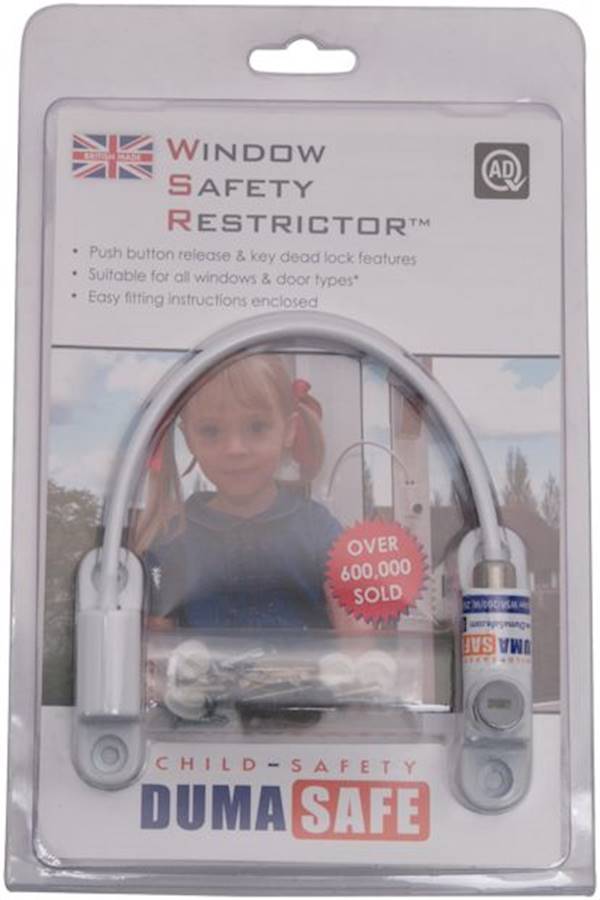 Duma_Safe Window Lock Restrictor - White