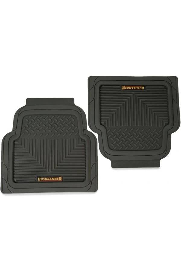 Bushranger Rear Mud Tamer Mat Charcoal Pair