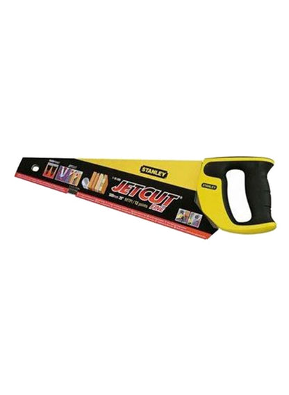 Stanley Jet Cut Fine Handsaw Silver/Black/Yellow 18inch