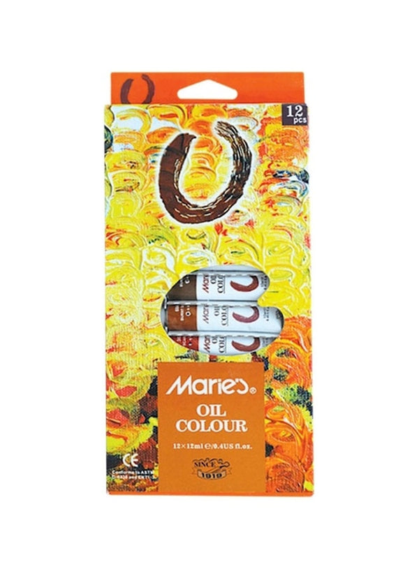 Marie'S 12-Piece Oil Color Set - Premium Art Supplies