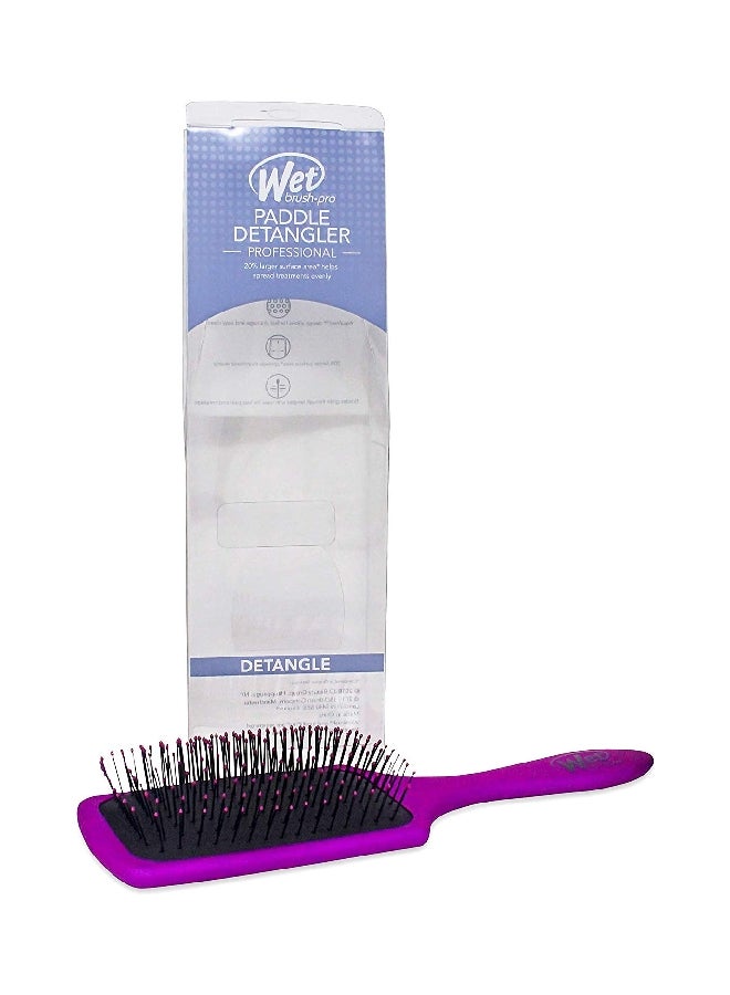 Wet Brush Paddle Hair Brush Purple/Black by Wet Brush